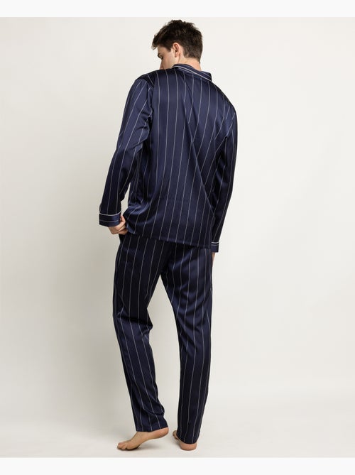 ADMAS LUXURY Pijama Abierto Manga Larga Luxury Diplomatic para Hombre - Kiabi