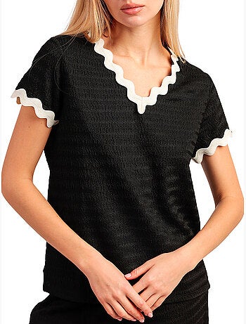 ADMAS LUXURY Pijama Manga Corta Luxe Waves para Mujer
