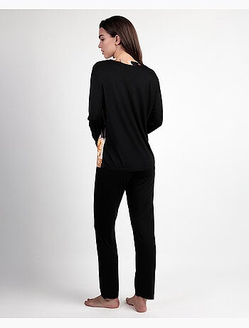 ADMAS LUXURY Pijama Manga Larga Luxury Flowers para Mujer