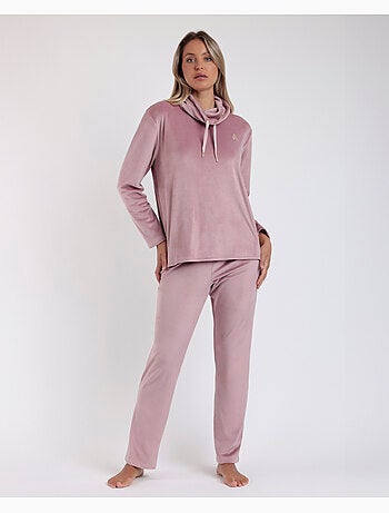 ADMAS LUXURY Pijama Manga Larga Velvet Tracksuit para Mujer