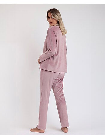 ADMAS LUXURY Pijama Manga Larga Velvet Tracksuit para Mujer