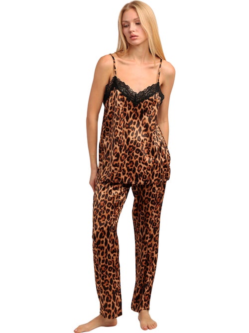 ADMAS LUXURY Pijama Tirantes Skin Luxe F para Mujer - Kiabi ADMAS LUXURY Pijama Tirantes Skin Luxe F para Mujer - Kiabi
