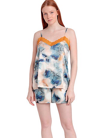 ADMAS LUXURY Pijama Tirantes Tile para Mujer