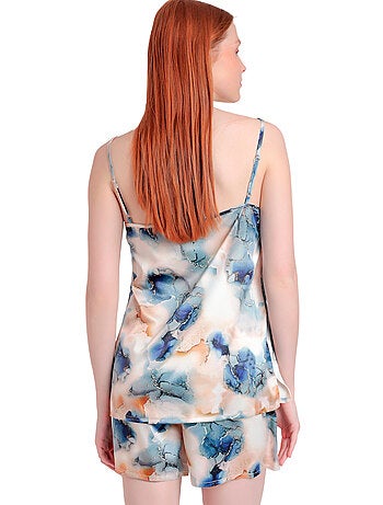 ADMAS LUXURY Pijama Tirantes Tile para Mujer