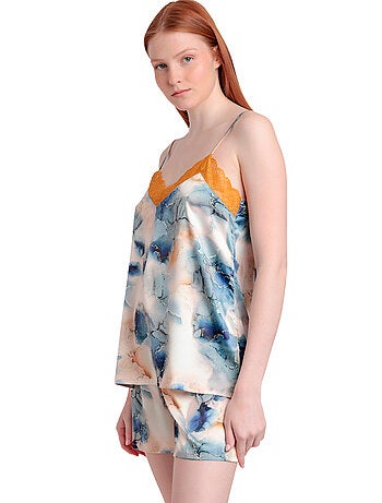 ADMAS LUXURY Pijama Tirantes Tile para Mujer