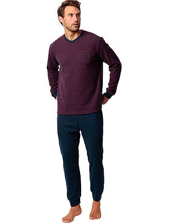 ADMAS MAGNIFIC Pijama Manga Larga Claret para Hombre