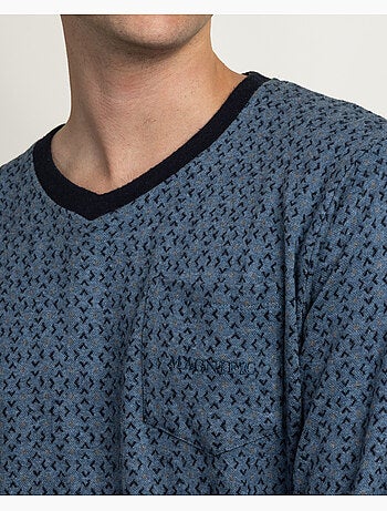 ADMAS MAGNIFIC Pijama Manga Larga Pico Stellar para Hombre