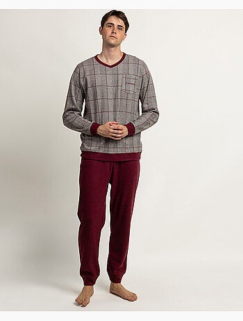 ADMAS MAGNIFIC Pijama Manga Larga Pico Windsor para Hombre