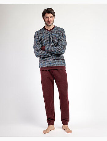 ADMAS MAGNIFIC Pijama Manga Larga Royals para Hombre