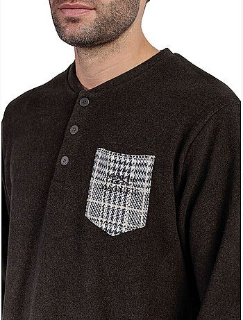 ADMAS MAGNIFIC Pijama Manga Larga Tapeta Americano para Hombre