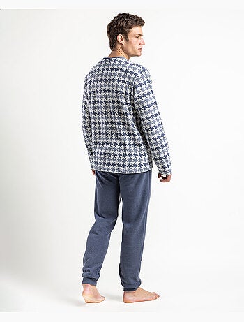 ADMAS MAGNIFIC Pijama Manga Larga Tapeta Blue Milano para Hombre