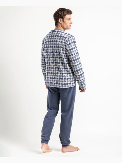 ADMAS MAGNIFIC Pijama Manga Larga Tapeta Blue Milano para Hombre - Kiabi