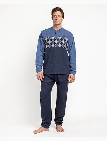 ADMAS MAGNIFIC Pijama Manga Larga Tapeta Diamonds para Hombre