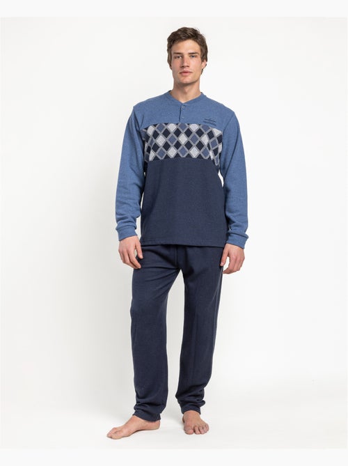 ADMAS MAGNIFIC Pijama Manga Larga Tapeta Diamonds para Hombre - Kiabi