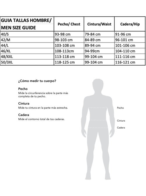 ADMAS MAGNIFIC Pijama Manga Larga Tapeta Diamonds para Hombre - Kiabi