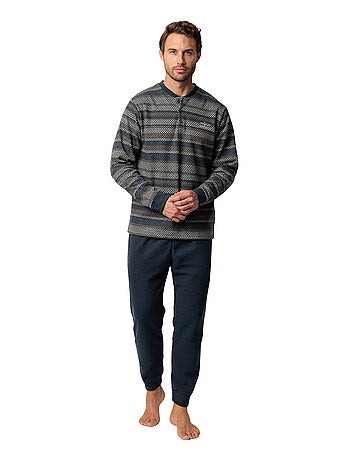 ADMAS MAGNIFIC Pijama Manga Larga Tapeta Magno para Hombre