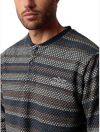 ADMAS MAGNIFIC Pijama Manga Larga Tapeta Magno para Hombre