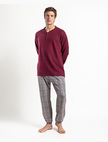 ADMAS MAGNIFIC Pijama Manga Larga Tapeta Windsor para Hombre