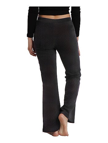 ADMAS Pantalón Elástico Largo Campana Corduroy para Mujer