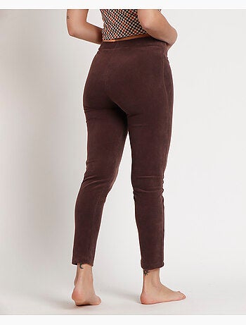 ADMAS Pantalón Elástico Largo Corduroy para Mujer