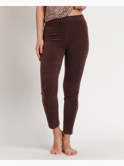 ADMAS Pantalón Elástico Largo Corduroy para Mujer - Kiabi