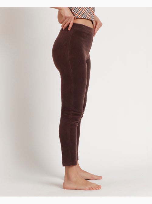 ADMAS Pantalón Elástico Largo Corduroy para Mujer - Kiabi
