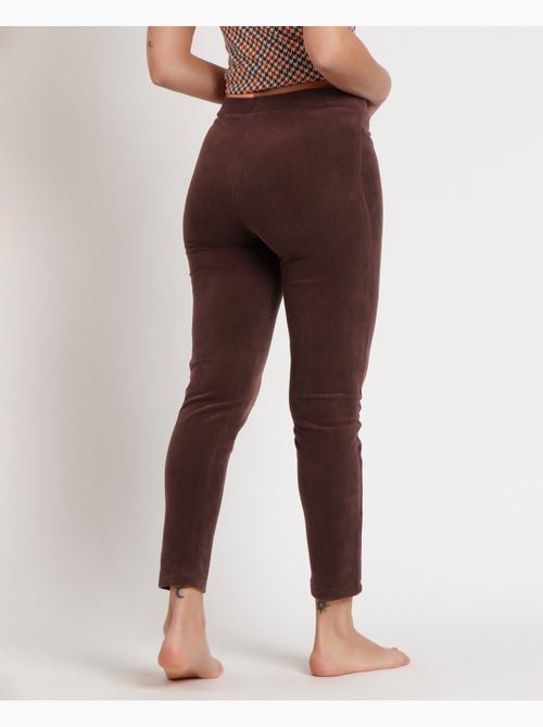 ADMAS Pantalón Elástico Largo Corduroy para Mujer - Kiabi