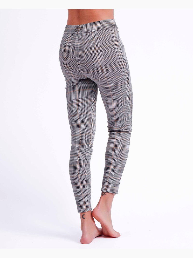 ADMAS Pantalón Elástico Largo Gales para Mujer Multicolor - Kiabi