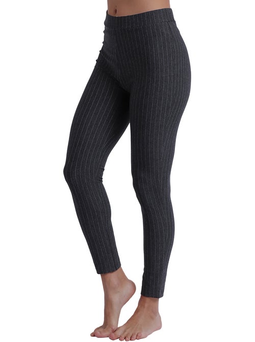 ADMAS Pantalón Elástico Largo Raya Diplomática para Mujer - Kiabi