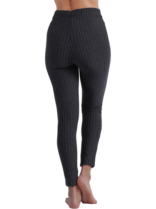 ADMAS Pantalón Elástico Largo Raya Diplomática para Mujer - Kiabi