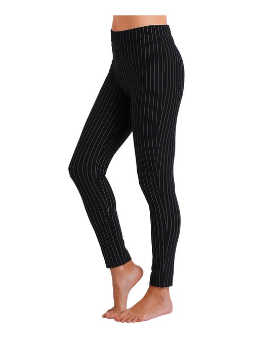 ADMAS Pantalón Elástico Largo Raya Diplomática para Mujer - Kiabi ADMAS Pantalón Elástico Largo Raya Diplomática para Mujer - Kiabi