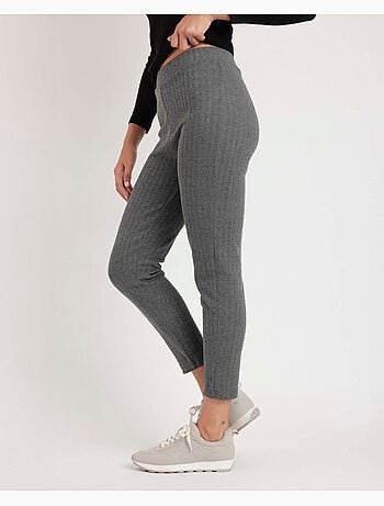 ADMAS Pantalón Elástico Largo Spiga para Mujer