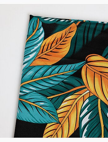 ADMAS Pareo Hojas Amarillas para Mujer
