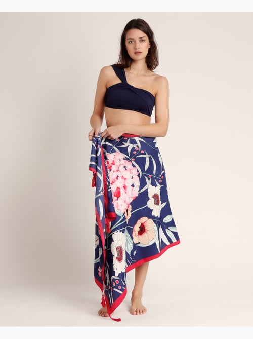ADMAS Pareo Hydrangea para Mujer - Kiabi ADMAS Pareo Hydrangea para Mujer - Kiabi
