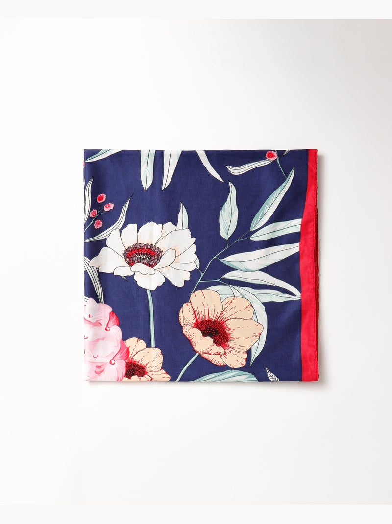 ADMAS Pareo Hydrangea para Mujer Azul - Kiabi