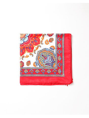 ADMAS Pareo Mandala Rojo para Mujer