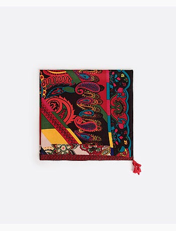 ADMAS Pareo Paisley Multicolor para Mujer