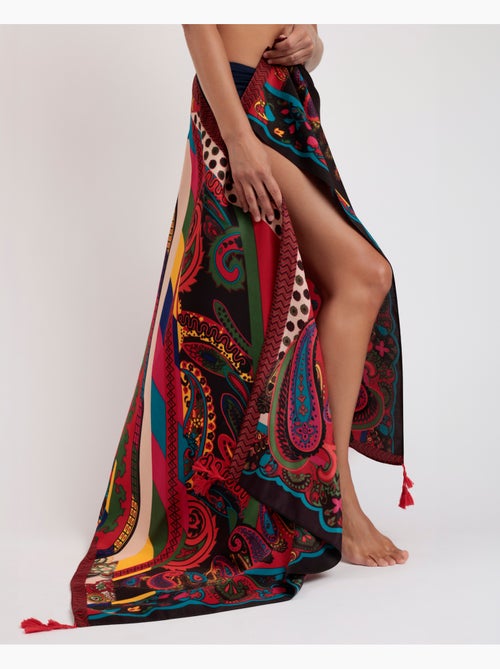 ADMAS Pareo Paisley Multicolor para Mujer - Kiabi ADMAS Pareo Paisley Multicolor para Mujer - Kiabi