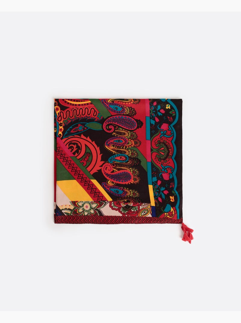 ADMAS Pareo Paisley Multicolor para Mujer Multicolor - Kiabi