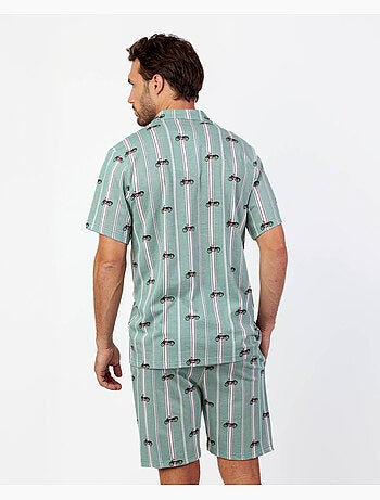 ADMAS Pijama Abierto Manga Corta Kings Of The Road para Hombre