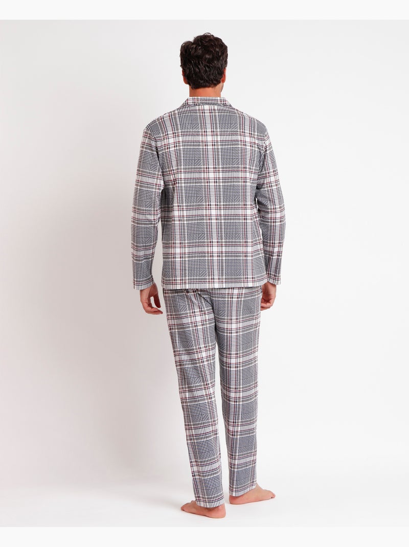 ADMAS Pijama Abierto Manga Larga Boston para Hombre Beige - Kiabi