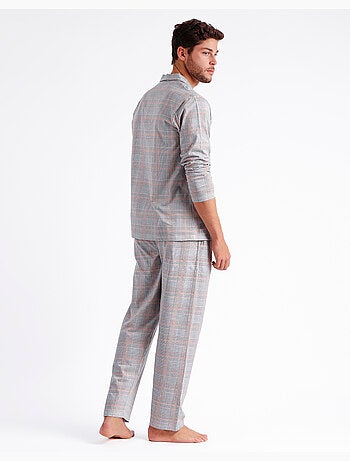 ADMAS Pijama Abierto Manga Larga Bulldog para Hombre