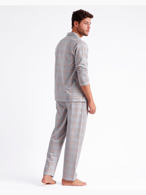 ADMAS Pijama Abierto Manga Larga Bulldog para Hombre - Kiabi