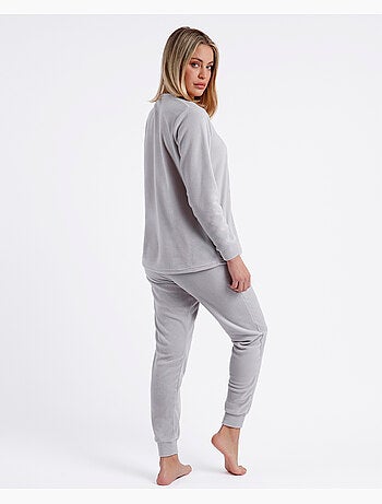 ADMAS Pijama Calentito Manga Larga Morning Mouse para Mujer