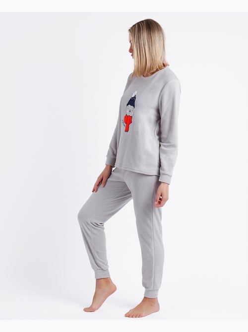 ADMAS Pijama Calentito Manga Larga Morning Mouse para Mujer - Kiabi ADMAS Pijama Calentito Manga Larga Morning Mouse para Mujer - Kiabi
