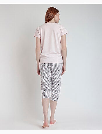 ADMAS Pijama Manga Corta Beach Life para Mujer