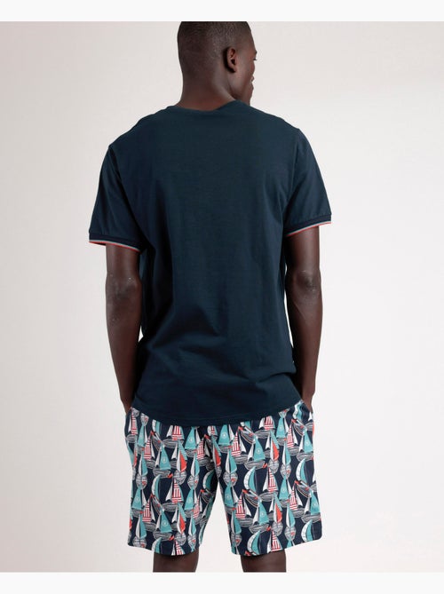 ADMAS Pijama Manga Corta Boat Race para Hombre - Kiabi ADMAS Pijama Manga Corta Boat Race para Hombre - Kiabi