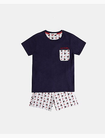 ADMAS Pijama Manga Corta Cute Teddy para Niño