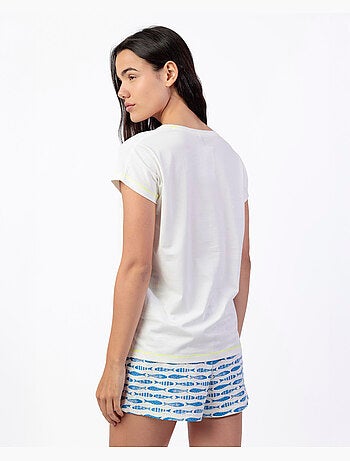 ADMAS Pijama Manga Corta Fishing Blue para Mujer