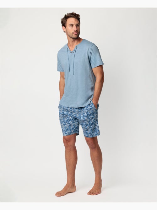 ADMAS Pijama Manga Corta Ibiza Trip para Hombre - Kiabi ADMAS Pijama Manga Corta Ibiza Trip para Hombre - Kiabi